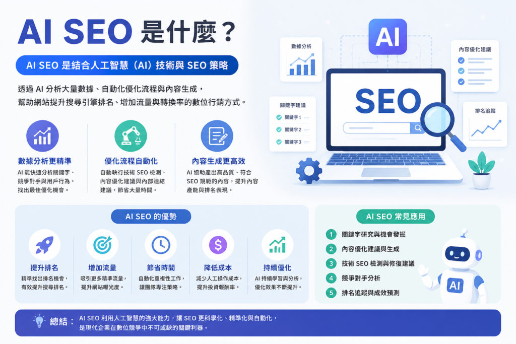 AI SEO AI SEO是什麼？